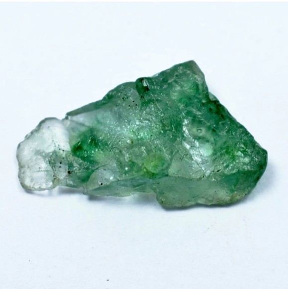 🌟  11.30Cts. Natural Green Zambian Emerald Uncut Raw Gemstone Rough Specimen - Picture 5 of 6